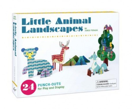 Little animal landscapes 24 Punch-outs for play and display