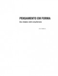 Thought in Form / Pensamento em forma - dez ensaios sobre arquitectura / ten essays on architecture