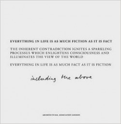 Cine Arch 3 Fact & Fiction - Everything in Life is as Much Fiction as it is Fact