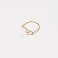 Anel SEMI Prata 925 silver ring