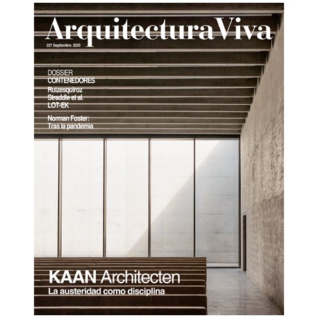 Arquitectura Viva 227 Septiembre 2020 KAAN Architecten