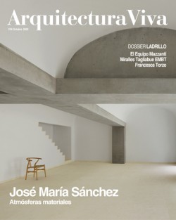 Arquitectura Viva 228 Octubre 2020 José María Sánchez
