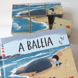 A Baleia - Livro & Puzzle de Cubos