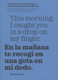 Moniek Driesse - This Morning I Caught You In A Drop On My Finger