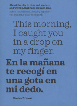 Moniek Driesse - This Morning I Caught You In A Drop On My Finger