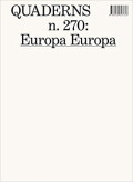 Quaderns n.270: Europa Europa