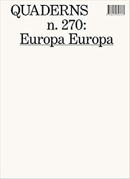 Quaderns n.270: Europa Europa