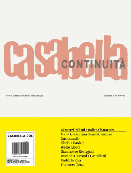 Casabella 908 Aprile 2020