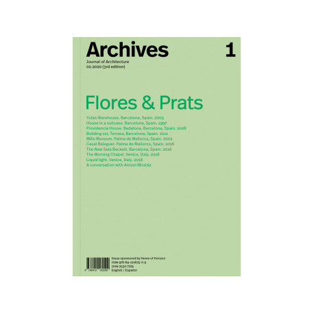 Archives 1 Journal of Architecture 02.2020  3rd edition  Flores & Prats