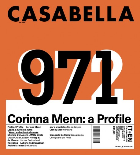Casabella 971 July-August 2025 Corinna Menn: a Profile