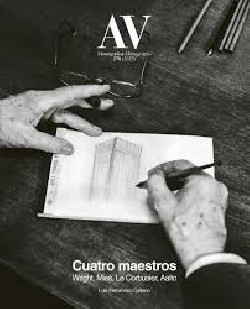 AV Monografías 278  2025  Cuatro Maestros - Wright, Mies, Le Corbusier, Aalto