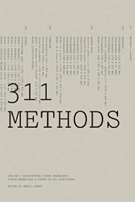 311 Methods atelier d'architecture Pierre Hebbelinck & Pierre de Wit architects